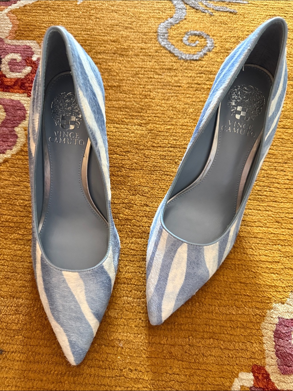 Vince Camuto Blue Pointed-Toe Women's Pumps